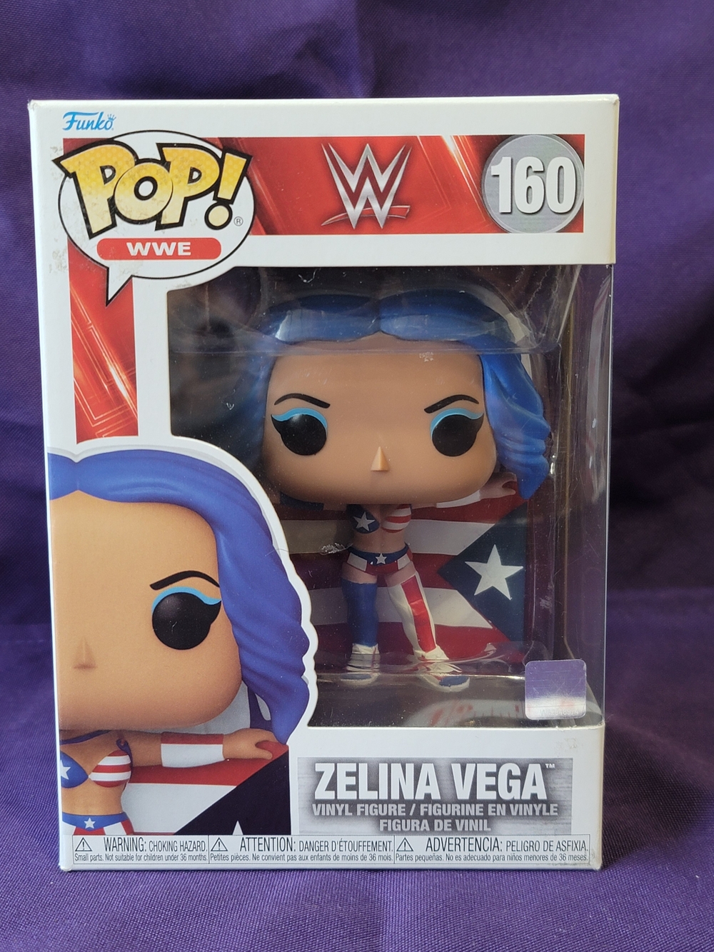 Funko Pop! WWE Zelina Vega Vinyl Figure - Blue Hair